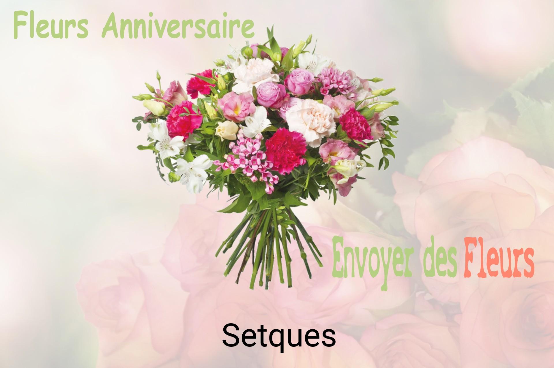 Bouquet de fleurs d’anniversaire livré à Setques